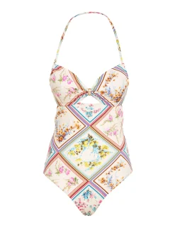 Best ZIMMERMANN Halcyon Halter Neck 1Pc