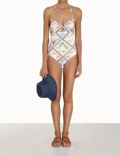 Best ZIMMERMANN Halcyon Halter Neck 1Pc