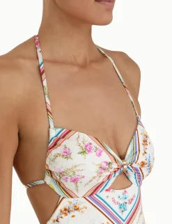 Best ZIMMERMANN Halcyon Halter Neck 1Pc