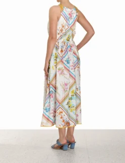 Best ZIMMERMANN Halcyon Halter Scarf Dress