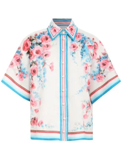 Outlet ZIMMERMANN Halcyon Oversized Shirt