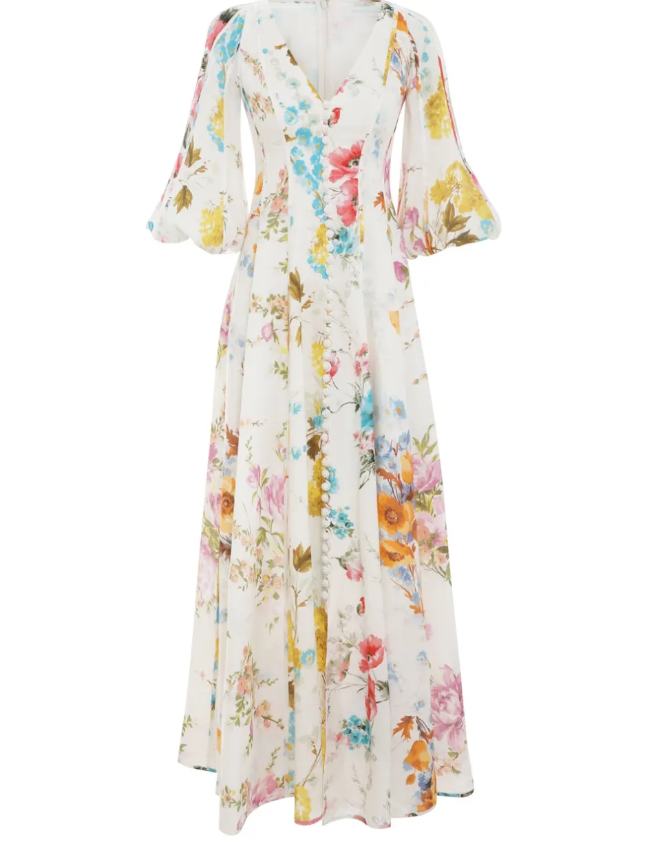Sale ZIMMERMANN Halcyon Panelled Maxi Dress