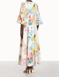 Sale ZIMMERMANN Halcyon Panelled Maxi Dress