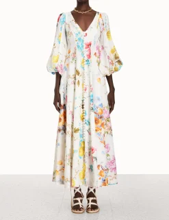 Best ZIMMERMANN Halcyon Panelled Maxi Dress