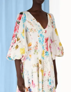 Best ZIMMERMANN Halcyon Panelled Maxi Dress