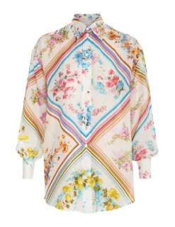 Clearance ZIMMERMANN Halcyon Relaxed Shirt
