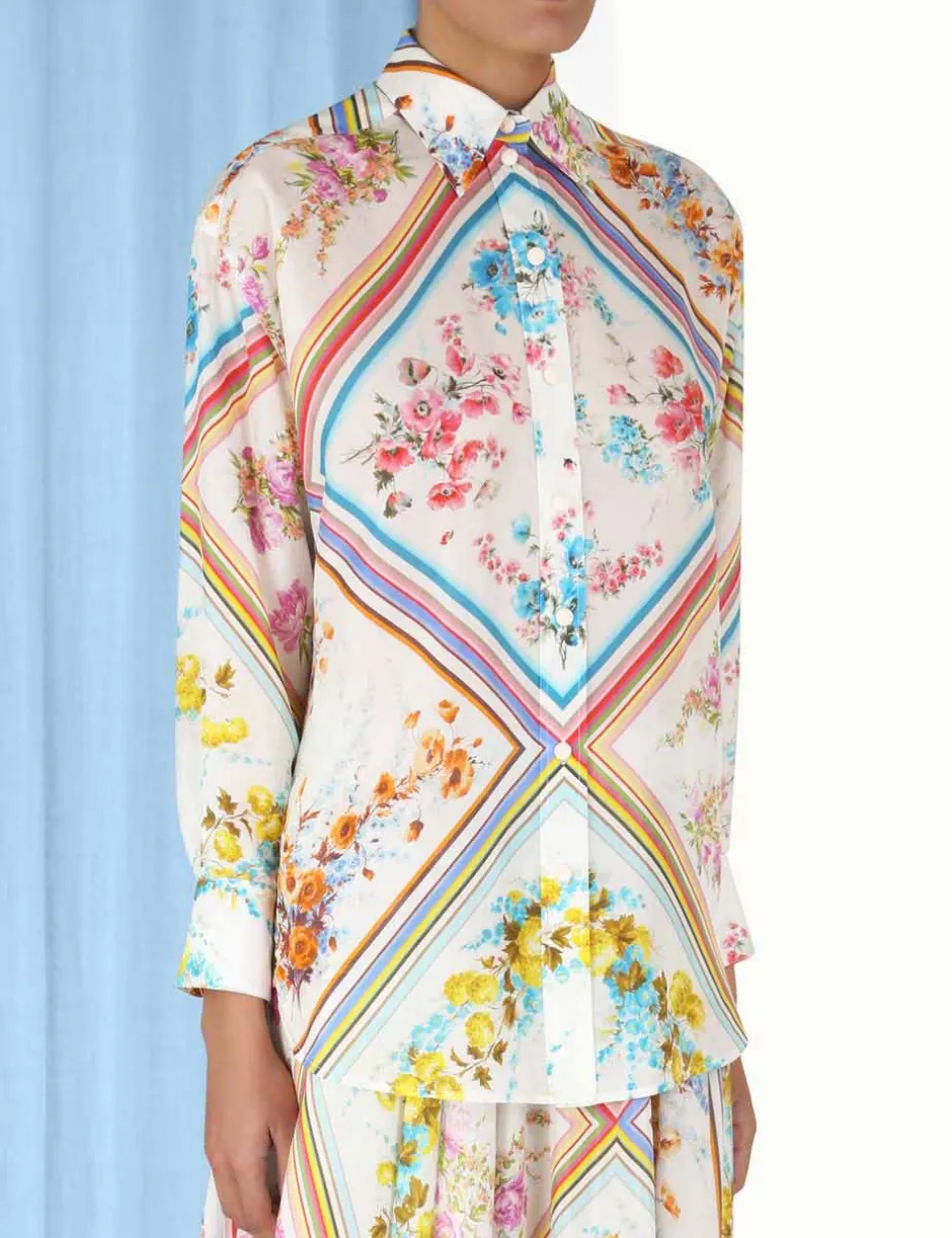 Outlet ZIMMERMANN Halcyon Relaxed Shirt