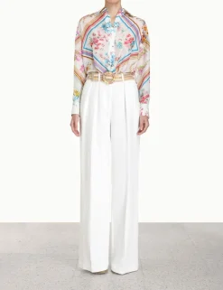 Outlet ZIMMERMANN Halcyon Relaxed Shirt
