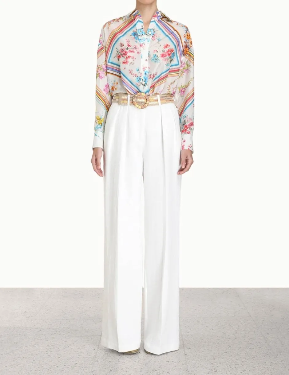Outlet ZIMMERMANN Halcyon Relaxed Shirt