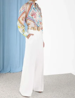 Outlet ZIMMERMANN Halcyon Relaxed Shirt