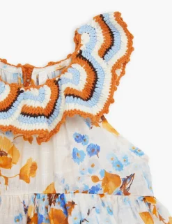 Clearance ZIMMERMANN Halcyon Scallop Crochet Dress