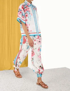 Discount ZIMMERMANN Halcyon Stripe Harem Pant