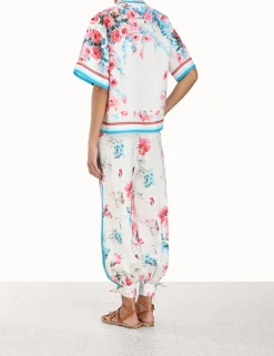 Discount ZIMMERMANN Halcyon Stripe Harem Pant