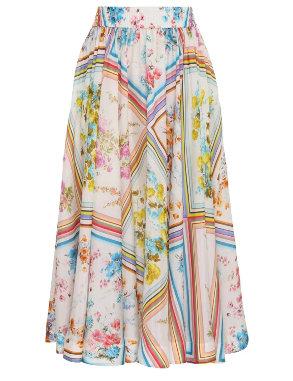 Outlet ZIMMERMANN Halcyon Swing Skirt