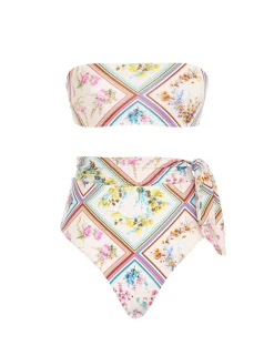 Outlet ZIMMERMANN Halcyon Tie Bandeau Bikini