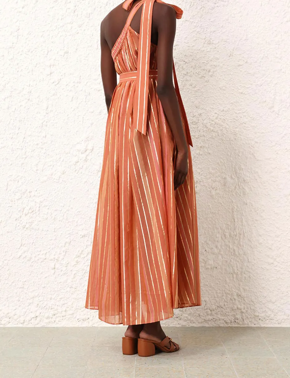 Best ZIMMERMANN Junie Asymmetric Midi Dress