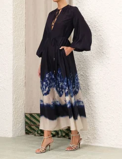 New ZIMMERMANN Junie Billow Maxi Dress