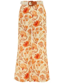 Sale ZIMMERMANN Junie Crop Flared Pant