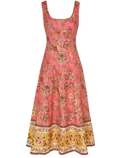 Sale ZIMMERMANN Junie Cut Out Midi Dress