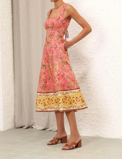 Best ZIMMERMANN Junie Cut Out Midi Dress