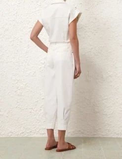 Best ZIMMERMANN Junie Denim Utility Pant