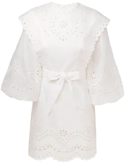 Outlet ZIMMERMANN Junie Embroidered Mini Dress