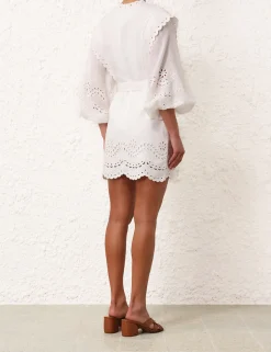 Outlet ZIMMERMANN Junie Embroidered Mini Dress