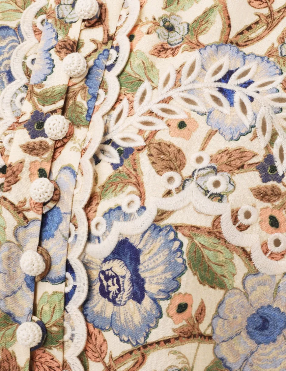 Clearance ZIMMERMANN Junie Embroidered Shirt