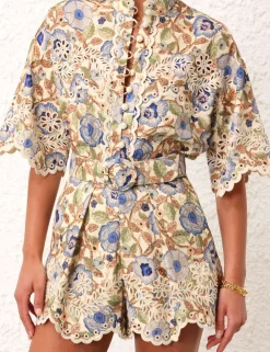 ZIMMERMANN Junie Embroidered Short