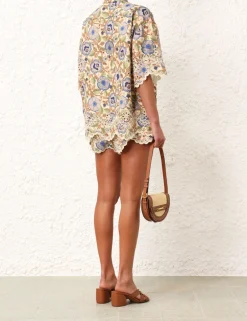 Clearance ZIMMERMANN Junie Embroidered Short