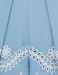 Best ZIMMERMANN Junie Embroidered Short