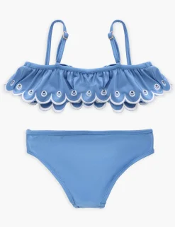 ZIMMERMANN Junie Embroidery Frill Bikini