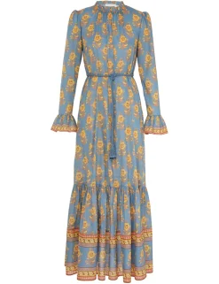 Sale ZIMMERMANN Junie Frill Midi Dress