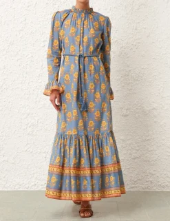 Sale ZIMMERMANN Junie Frill Midi Dress