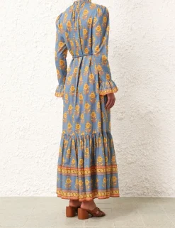 Sale ZIMMERMANN Junie Frill Midi Dress