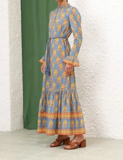 Hot ZIMMERMANN Junie Frill Midi Dress