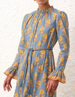 Hot ZIMMERMANN Junie Frill Midi Dress