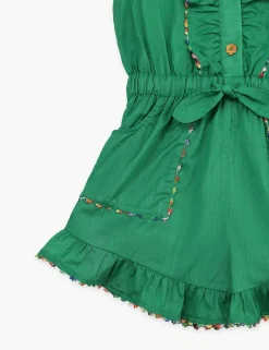 ZIMMERMANN Junie Frill Playsuit
