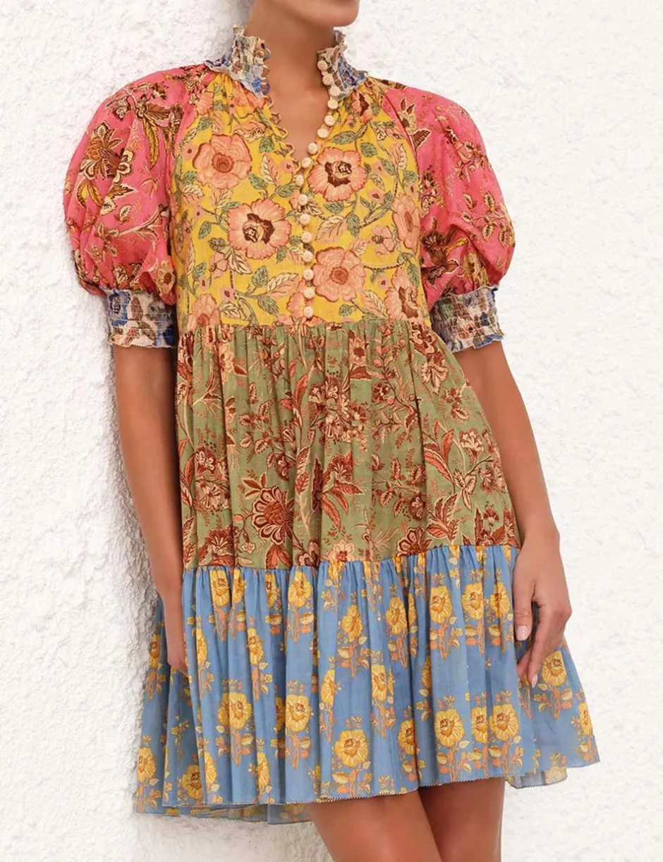 Discount ZIMMERMANN Junie Lantern Mini Dress