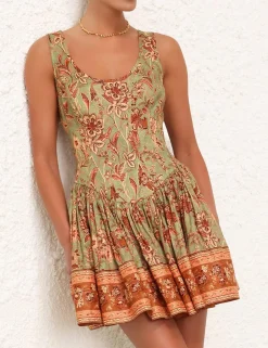 ZIMMERMANN Junie Panelled Mini Dress