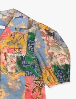Discount ZIMMERMANN Junie Puff Sleeve Shirt