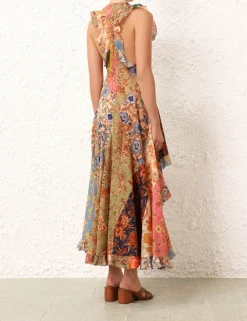 Best ZIMMERMANN Junie Racer Back Midi Dress