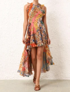 Online ZIMMERMANN Junie Racer Back Midi Dress