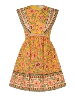 Hot ZIMMERMANN Junie Spliced Mini Dress