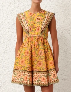 Discount ZIMMERMANN Junie Spliced Mini Dress