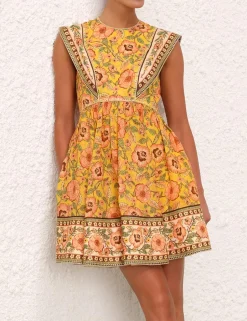 Discount ZIMMERMANN Junie Spliced Mini Dress
