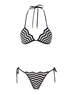 Clearance ZIMMERMANN Junie Textured Knit Bikini