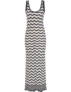 Best ZIMMERMANN Junie Textured Knit Tank Dress