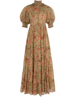 ZIMMERMANN Junie Tiered Swing Maxi Dress