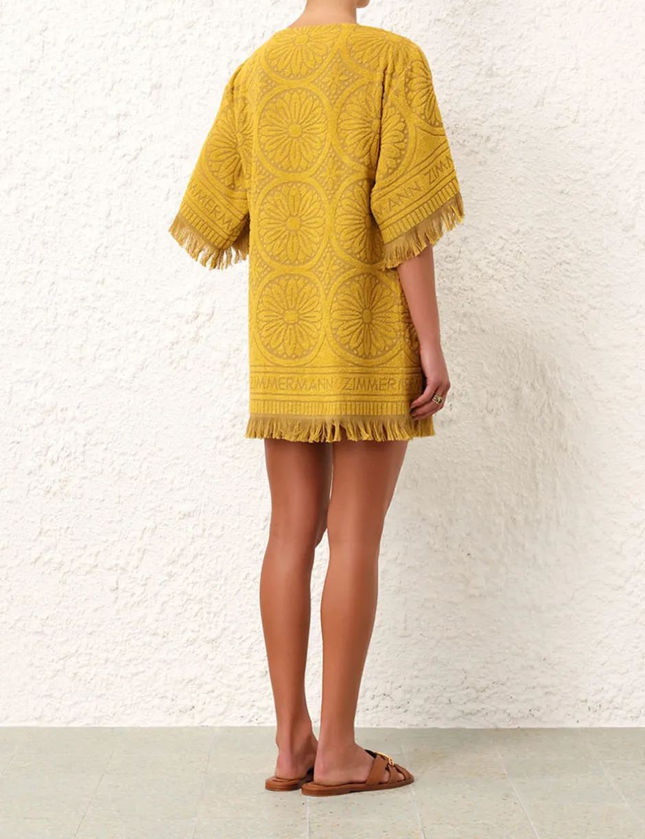 Best ZIMMERMANN Junie Towelling Mini Dress